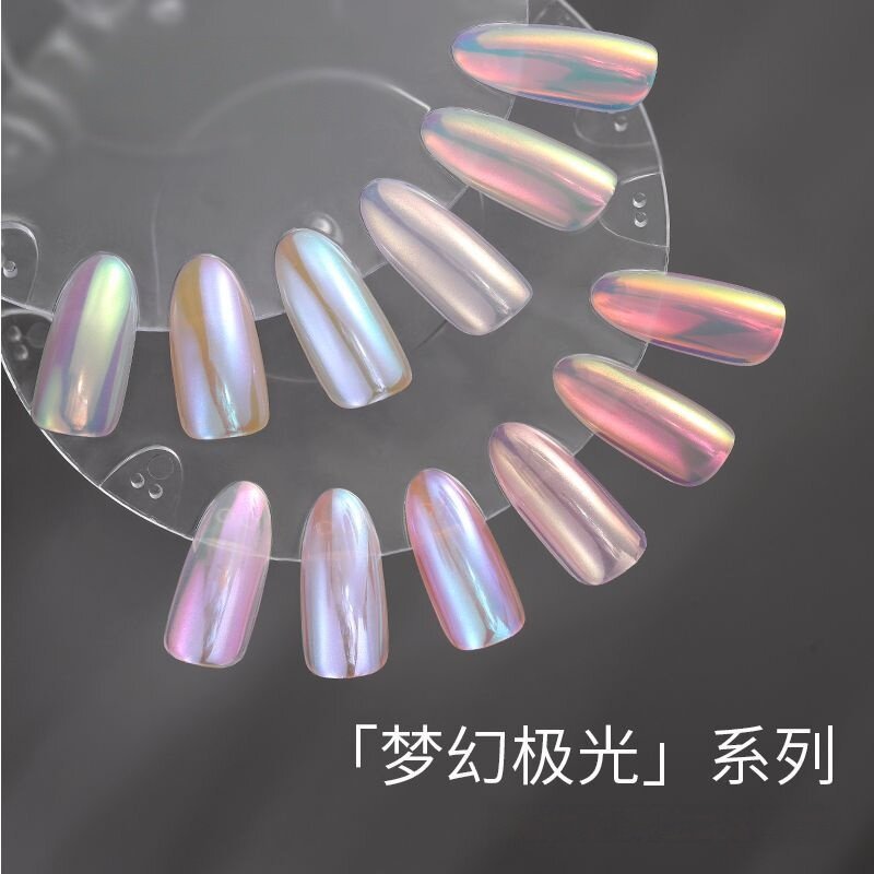 7컬러 유니콘 크롬 네온 파우더 휴먼 피쉬 파우더 마카 - Dip Powder Nail 리뷰 및 가격