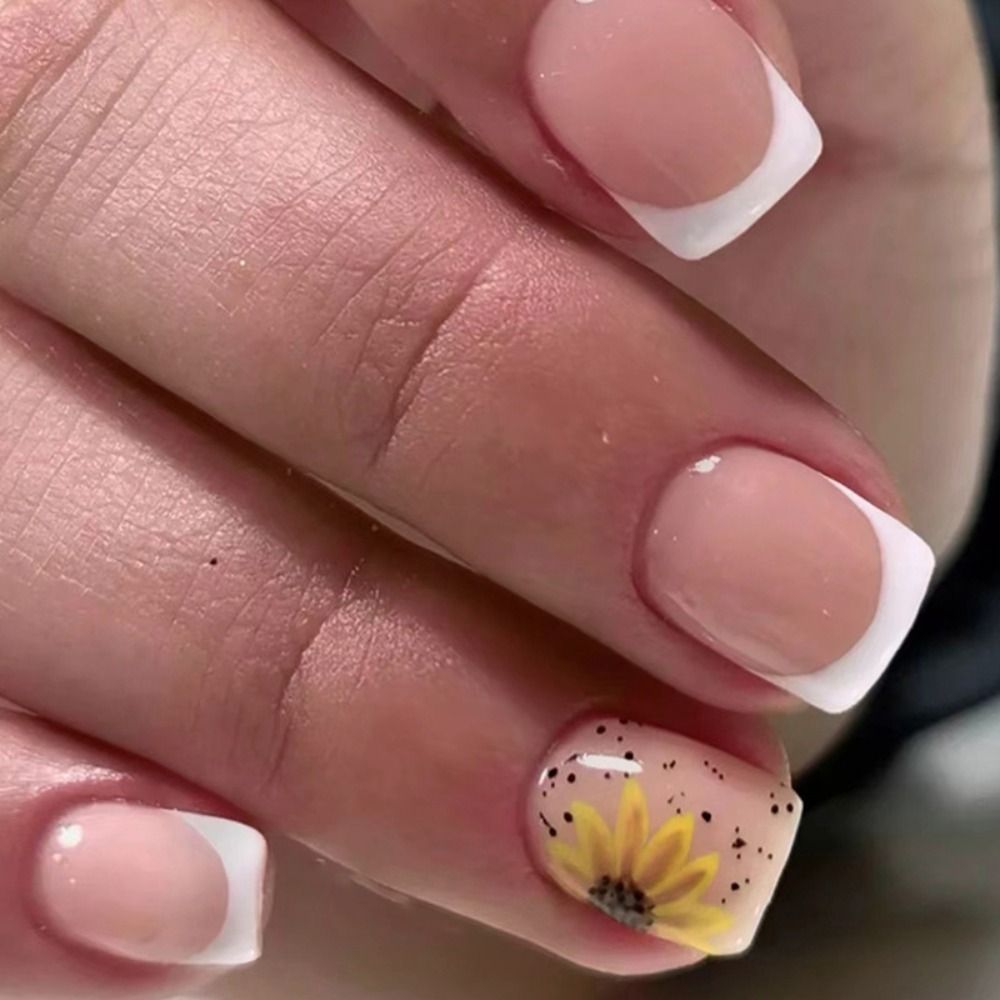 새로운 짧은 라운드 가짜 손톱 얼룩말 줄무늬 가짜 손톱 - Nail Art Zebra 리뷰 및 가격